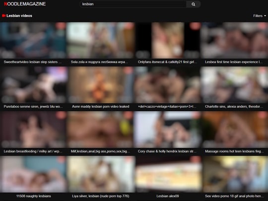 NoodleMagazine Lesbian